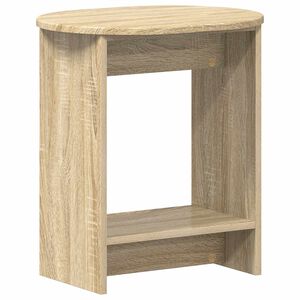 vidaXL &Scaron;oninis stalas Sonoma ąžuolas 50 x 39,5 x 55 cm