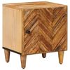vidaXL Naktinis staliukas Ruda 40 x 33,5 x 46 cm Kietas mango medis
