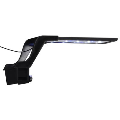 vidaXL LED akvariumo lempa su spaustuku, mėlyna ir balta, 25-45cm