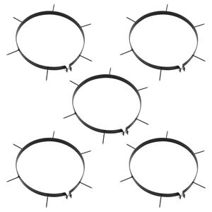 vidaXL Vejos aeravimo žiedai su smaigais, 5vnt., 30cm, geležis