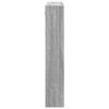 vidaXL Sieninė spintelė, pilka ąžuolo, 80x15x80cm, apdirbta mediena