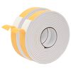 vidaXL Savigautinė putų juosta 2 vnt. Balta 40mm x 5m CR putplastis
