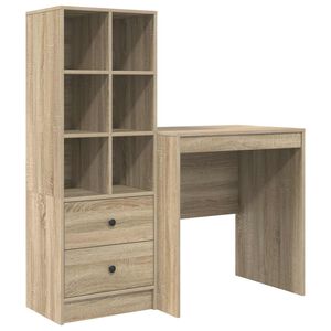 vidaXL Stalas Sonoma ąžuolas 115,5 x 50 x 127 cm 2 vnt.