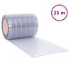 vidaXL Durų užuolaida, skaidri, 300mmx2,6mm, 25m, PVC
