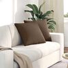 vidaXL Sofa Pagalvės 2 pcs Ruda 50 x 50 cm audinys