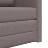 vidaXL Sofa lova Taupe 74 x 77 x 81 cm audinys