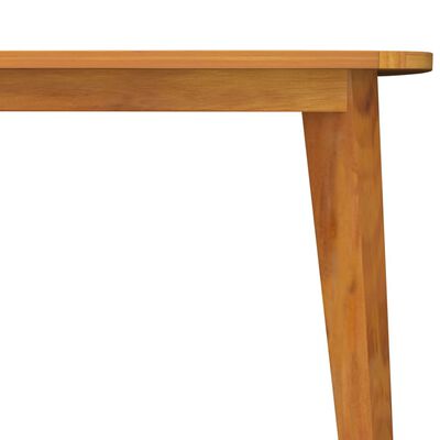 vidaXL Sodo stalas, 110x110x75cm, akacijos medienos masyvas
