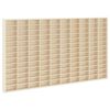 vidaXL Sieninis vitrina Sieninis Smėlio 98 x 4,5 x 55 cm