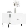 vidaXL Kavos staliukas, baltas, 50x50x40cm, apdirbta mediena
