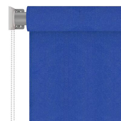 vidaXL Lauko roletas, mėlynos spalvos, 100x230cm, HDPE