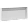 vidaXL Du&scaron;o ni&scaron;a Balta 75 x 30 x 9,5 cm Nerūdijantis Plienas