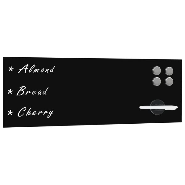 vidaXL Sieninė, magnetinė, stiklinė lenta 60x20 cm