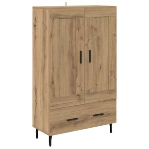 vidaXL Auk&scaron;tas spintelė Amatininkų ąžuolas 69,5 x 31 x 115 cm