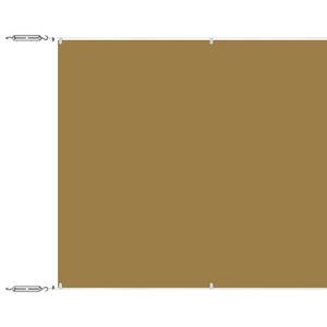 vidaXL Vertikali markizė, smėlio spalvos, 60x1200cm, oksfordo audinys