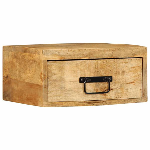 vidaXL Sieninės naktinės spintelės, 2vnt., mango medienos masyvas