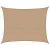 vidaXL Burė nuo saulės, taupe spalvos, 6x8m, HDPE, 160g/m²