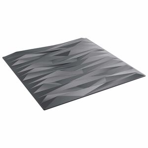 vidaXL Sienų plok&scaron;tės 12 vnt. 50 x 50 cm Akmens pilka XPS Putplastis