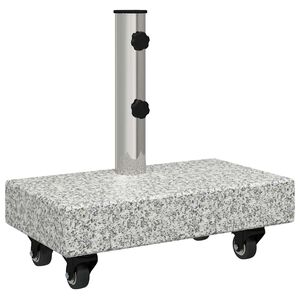 vidaXL Skėčio pagrindas Pilkas 45 x 25 x 45 cm Granitas
