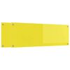 vidaXL Virtuvės atbraila 2 pcs Geltona 120 x 40 cm grūdintas stiklas