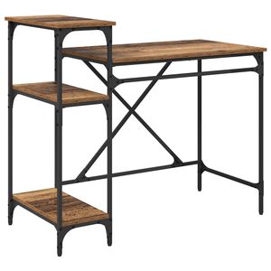 vidaXL Stalas Senovinis medis Apdirbta mediena 105 x 50 x 90 cm