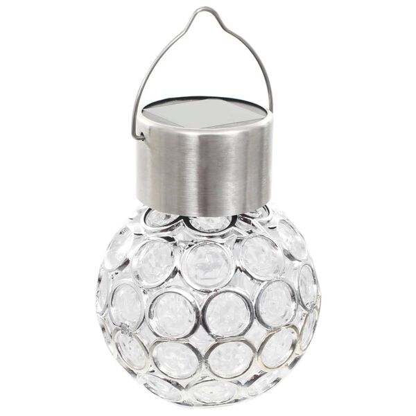 vidaXL Pakabinami saulės energija įkraunami LED &scaron;viestuvai, 8vnt.