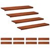 vidaXL Laiptų pakopos 12 vnt. 110 x 30 x 2 cm Ruda Kietas bukas medis