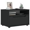vidaXL televizoriaus spintelė VISNES Juoda 60x40x38 cm