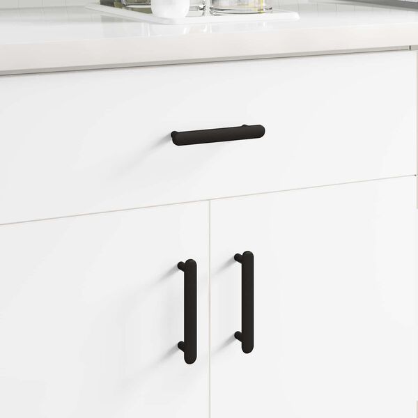 vidaXL Spintelės rankena 474 pcs Juoda 121 x 16.6 x 28.3 mm Geležis