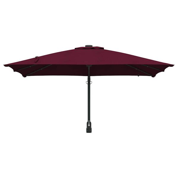 vidaXL Sodo skėtis Bordo raudona 248,5 x 247,5 x 160 cm