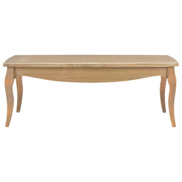 vidaXL Kavos staliukas, 110x60x40 cm, pu&scaron;ies medienos masyvas