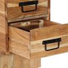 vidaXL Naktinė spintelė, 60x32x80 cm, akacijos medienos masyvas