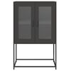 vidaXL Highboard Black 68x39x107 cm Plienas