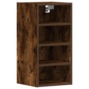 vidaXL pakabinama Spintelė &ldquo;Riga" rūkytas ąžuolas 30x29, 5x60 cm