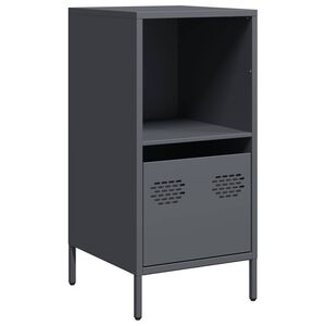 vidaXL indauja antracitas 35x39x73,5 cm &scaron;altai valcuotas plienas