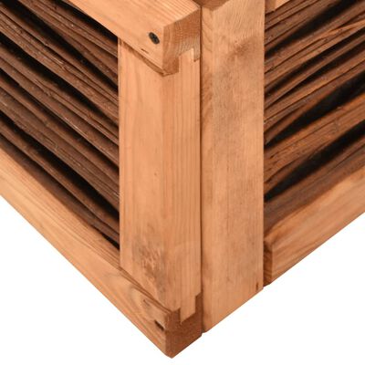 vidaXL Šiltnamis, 60x80x45cm, pušies medienos masyvas ir gluosnis