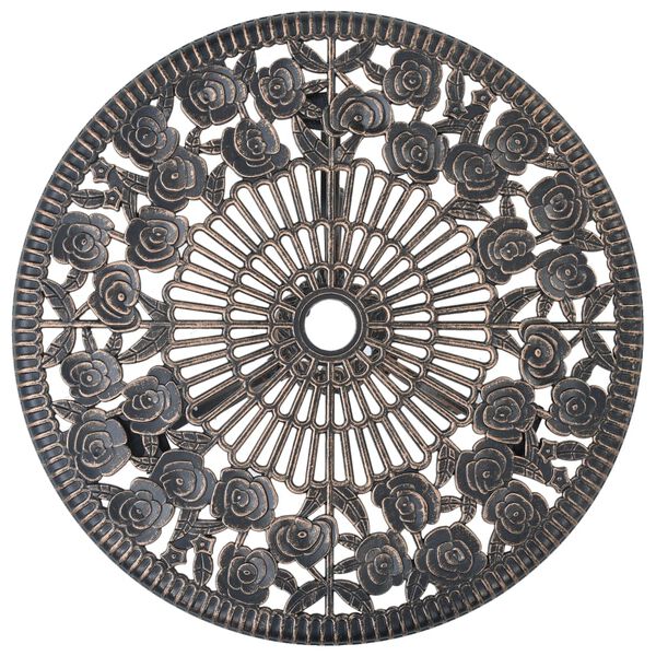 vidaXL Bistro baldų komplektas, 3 dalių, lietas aliuminis