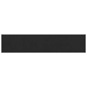 vidaXL Langų palangė Juoda su medienos tekstūra 160 x 30 x 4,5 cm PVC