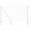 vidaXL Suvirintas vielinis tvoras su smailiais galais 25 x 1,5 m