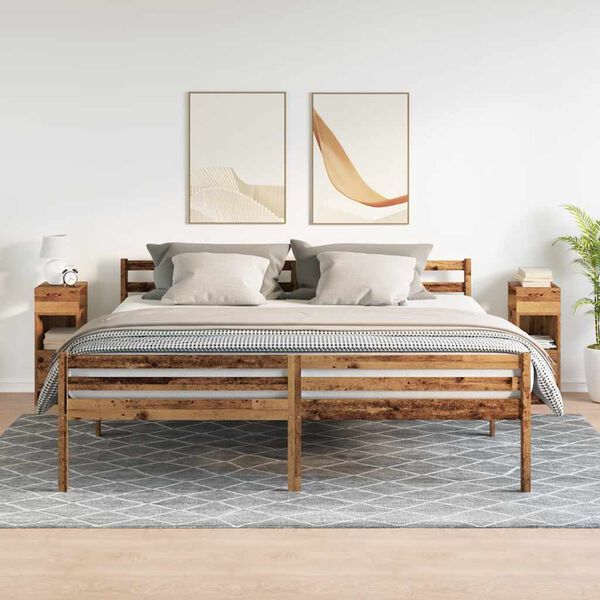 vidaXL Naktinės spintelės su stalčiais, 2vnt., medienos, 25x31x66cm