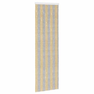 vidaXL Vabzdžių Užuolaida i&scaron; Chenille Pilka ir smėlinė 56 x 185 cm