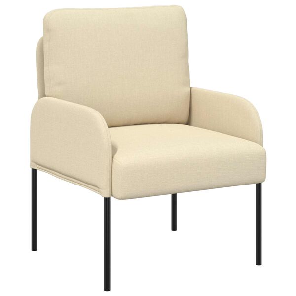 vidaXL Sofų komplektai 3 pcs Kreminė 115 x 56 x 80 cm fanera