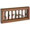 vidaXL Paltų Kabliukas Natūrali 50 x 10 x 25 cm Kietas mahonio mediena