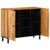 vidaXL &Scaron;oninė spintelė, 90x33x75cm, akacijos medienos masyvas