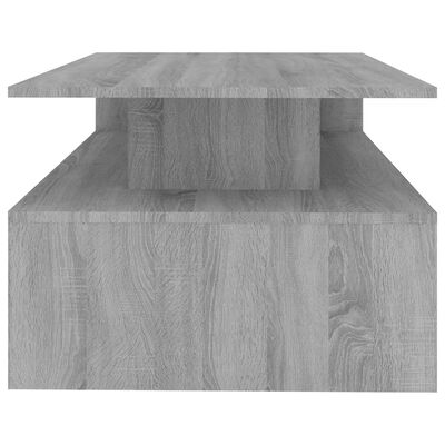 vidaXL Kavos staliukas, pilkas ąžuolo, 90x60x42,5cm, apdirbta mediena