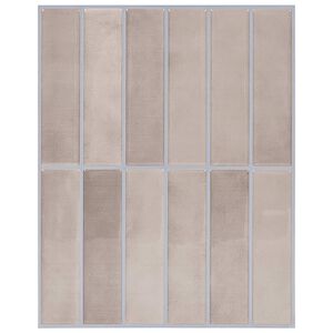 vidaXL Stačiakampė plytelė 10 pcs Smėlio spalvos kava