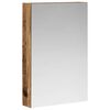vidaXL Vonios veidrodžio spinta Senas medis 40 x 10,5 x 60,5 cm