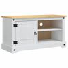 vidaXL Televizoriaus spintelė CORONA 100 x 40 x 52 cm Balta