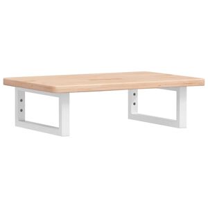 vidaXL Lentyna praustuvui, plienas ir ąžuolo medienos masyvas