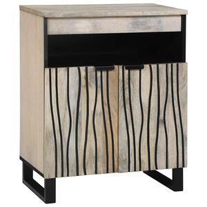 vidaXL Medijų saugojimo spintelės ir stelažai Balta ir juoda