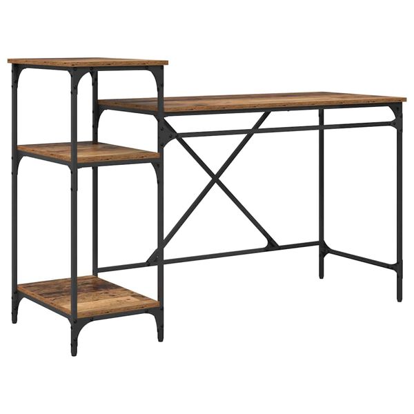 vidaXL Stalas Senovinis medis 135 x 50 x 90 cm Apdirbta mediena